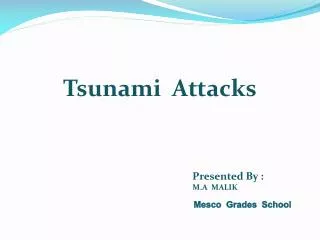 Tsunami Attacks