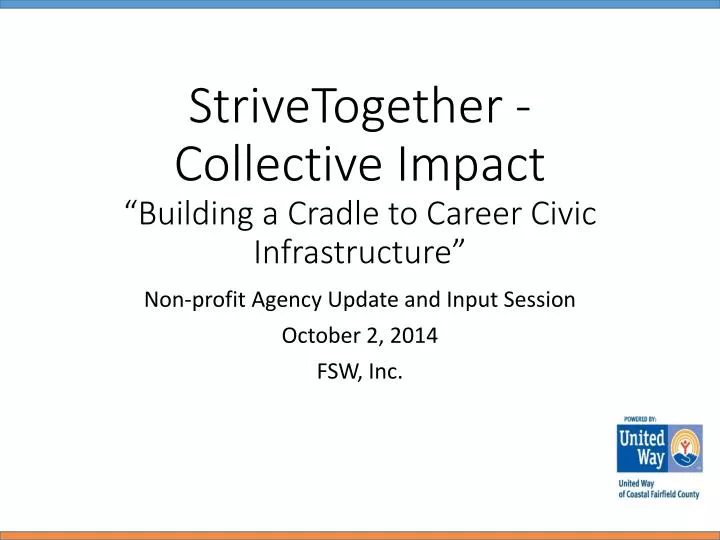 strivetogether collective impact building a cradle to career civic infrastructure