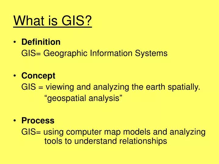 what is gis