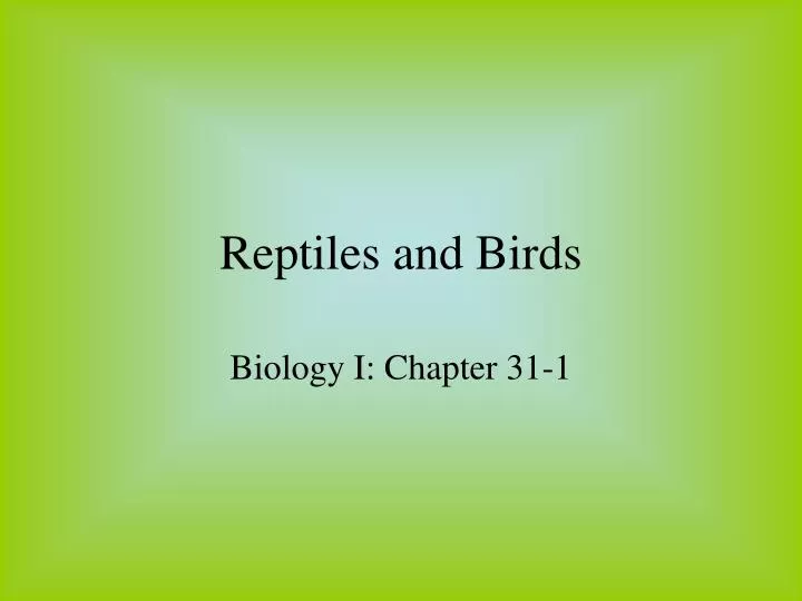 biology i chapter 31 1