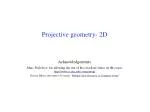 Projective geometry- 2D - slide 1