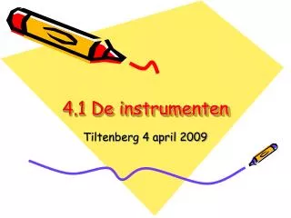 4 1 de instrumenten