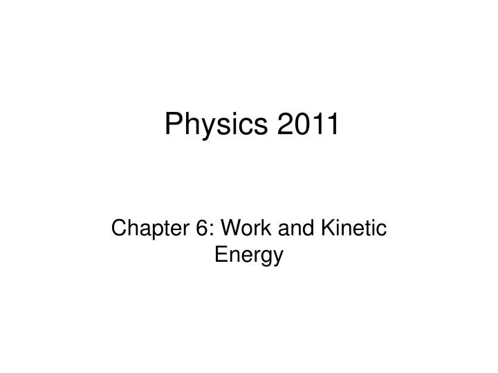 physics 2011