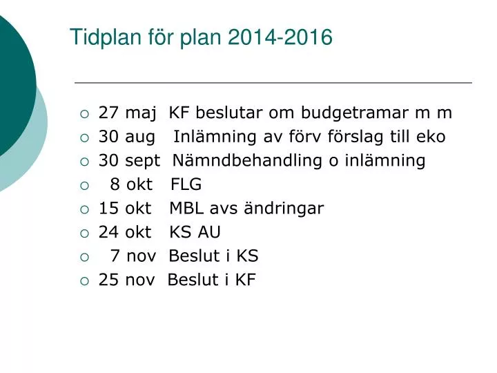 tidplan f r plan 2014 2016