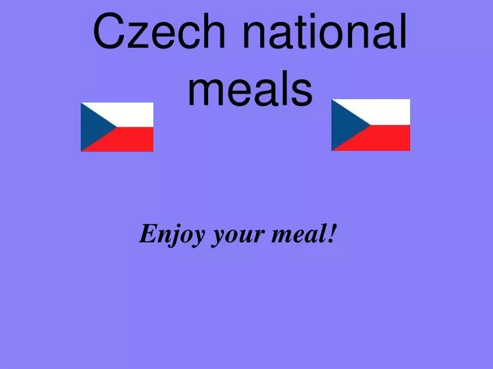 czech national meals