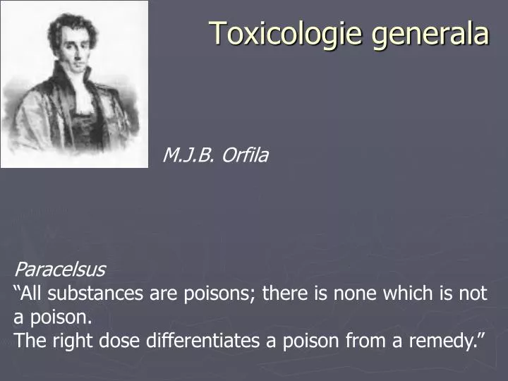 toxicologie generala