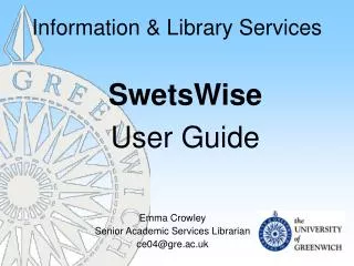 Information &amp; Library Services