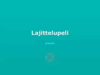 lajittelupeli