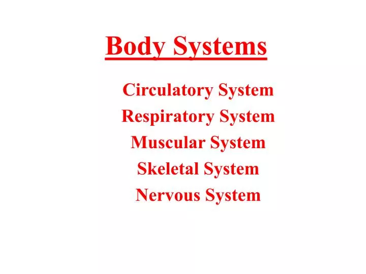 body systems