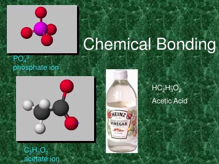 chemical bonding