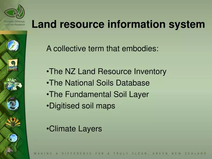 land resource information system