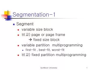 Segmentation-1