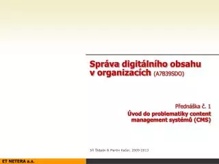 p edn ka 1 vod do problematiky content management syst m cms