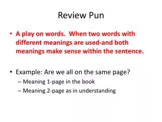 Review Pun