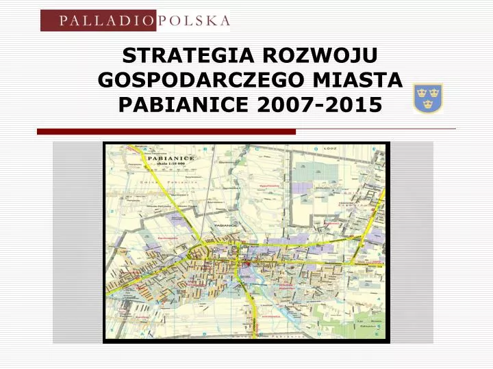 strategia rozwoju gospodarczego miasta pabianice 2007 2015