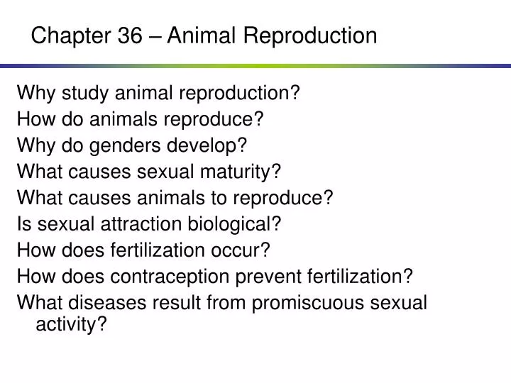 chapter 36 animal reproduction