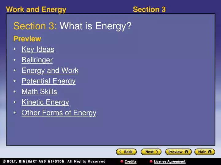 section 3 what is energy