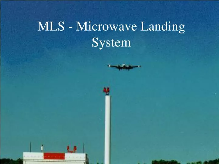 mls microwave landing system
