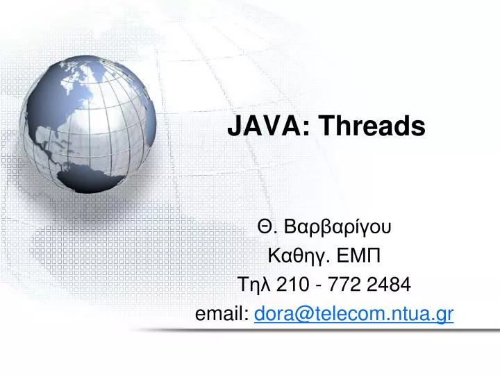 java threads