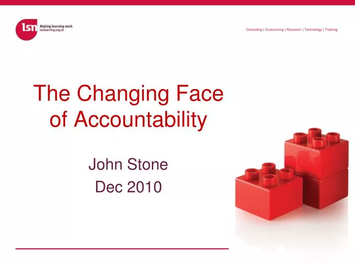 the changing face of accountability