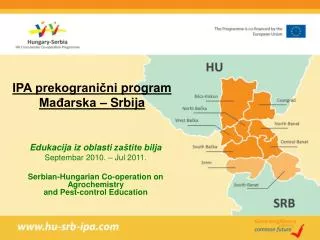 ipa prekograni n i program ma arska srbija