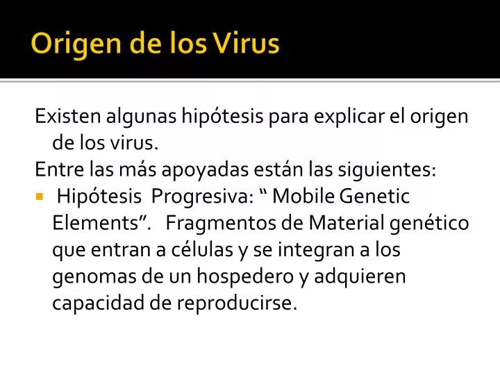 origen de los virus