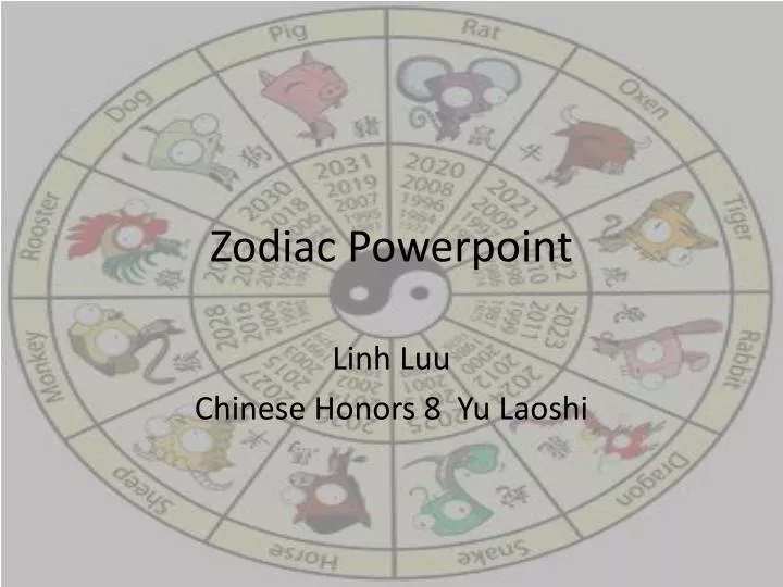 zodiac powerpoint