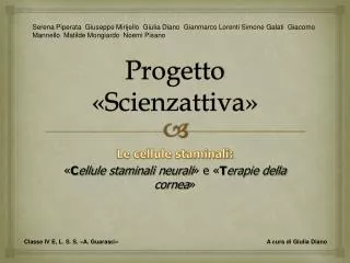 progetto scienzattiva
