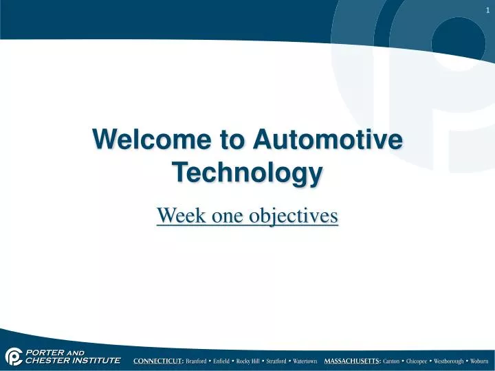 welcome to automotive technology