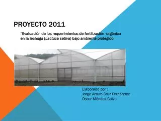 proyecto 2011