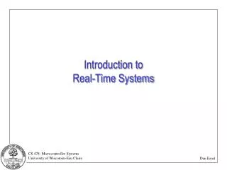 Introduction to Real-Time Systems