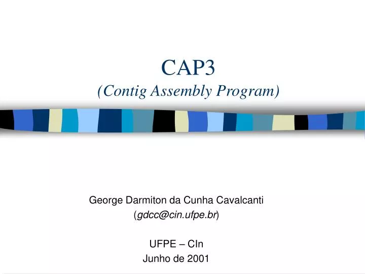 cap3 contig assembly program
