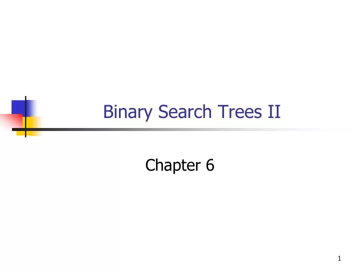 binary search trees ii