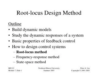 Root-locus Design Method