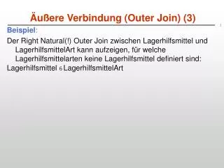 u ere verbindung outer join 3