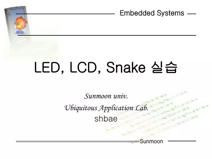 led lcd snake