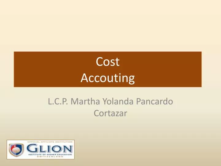 cost accouting
