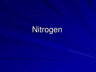 Nitrogen