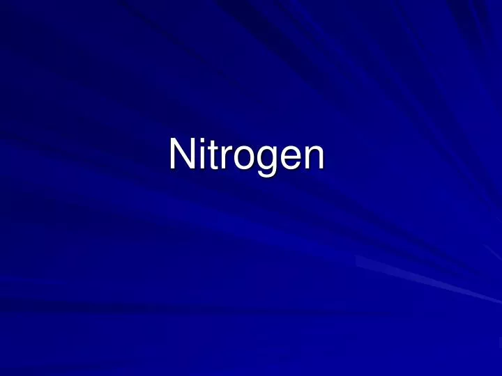 nitrogen