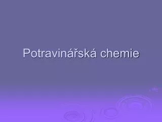potravin sk chemie
