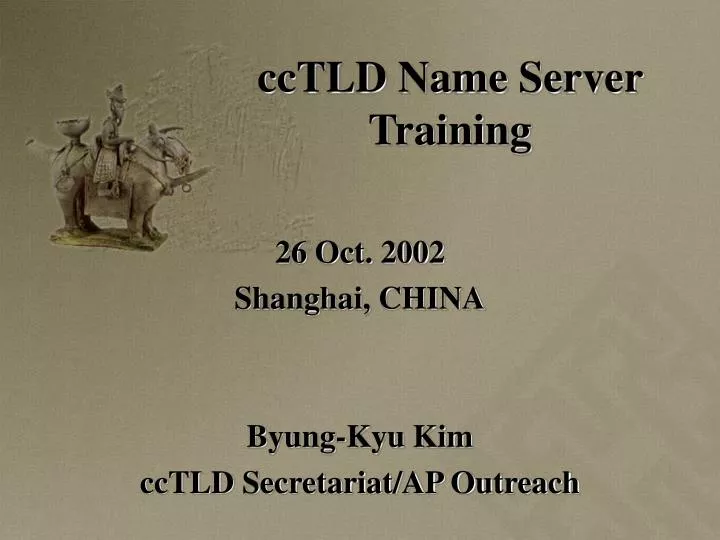 cctld name server training