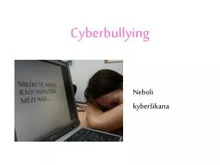 cyberbullying