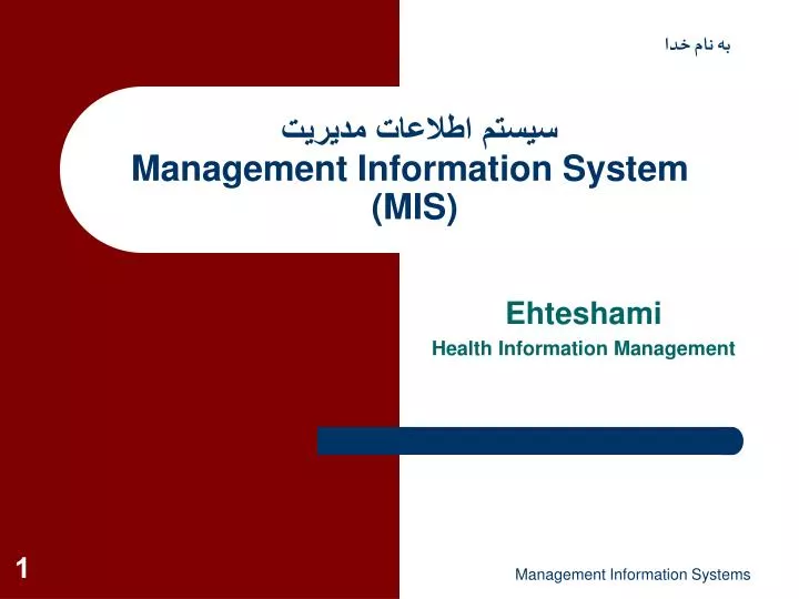 management information system mis