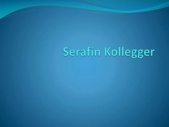 serafin kollegger