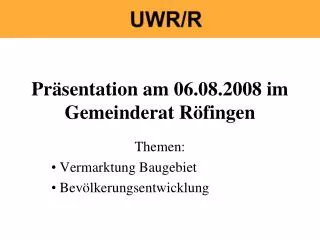 pr sentation am 06 08 2008 im gemeinderat r fingen