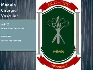 m dulo cirurgia vascular
