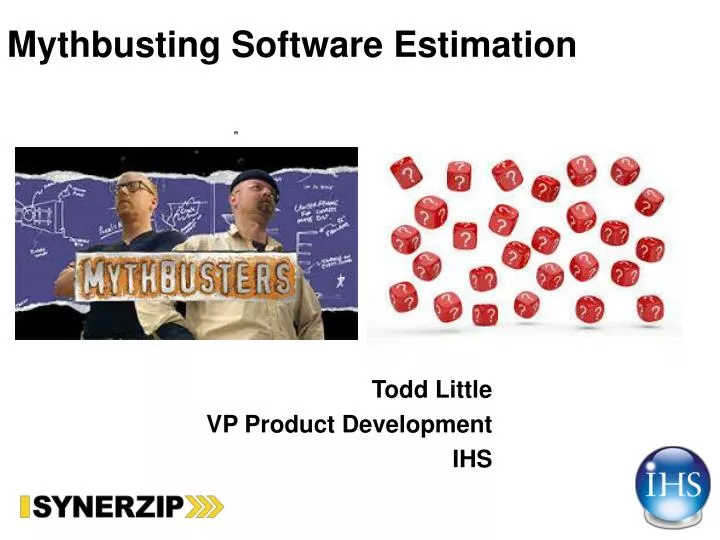 mythbusting software estimation