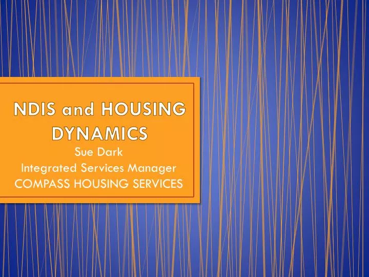 ndis and housing dynamics