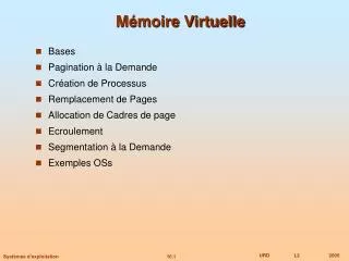 m moire virtuelle