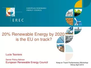 20% Renewable Energy by 2020: is the EU on track?
